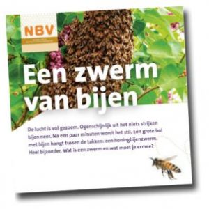 Informatieblad een zwerm van bijen